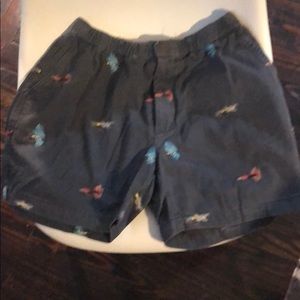 Chubbies grey embroidered shorts